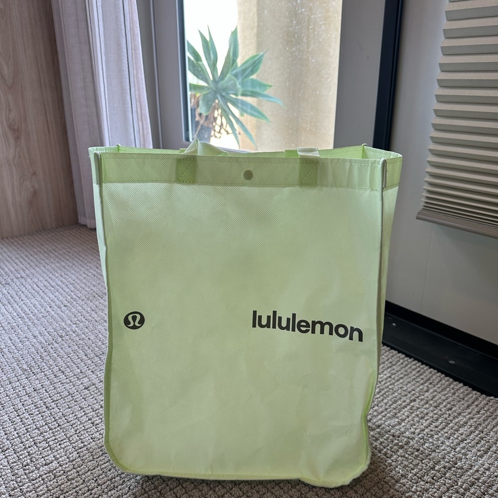 Lululemon Lime Green Tote Bag